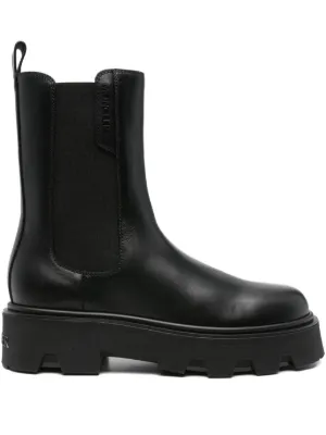 Sacai レザー チェルシーブーツ | ブラック | FARFETCH JP