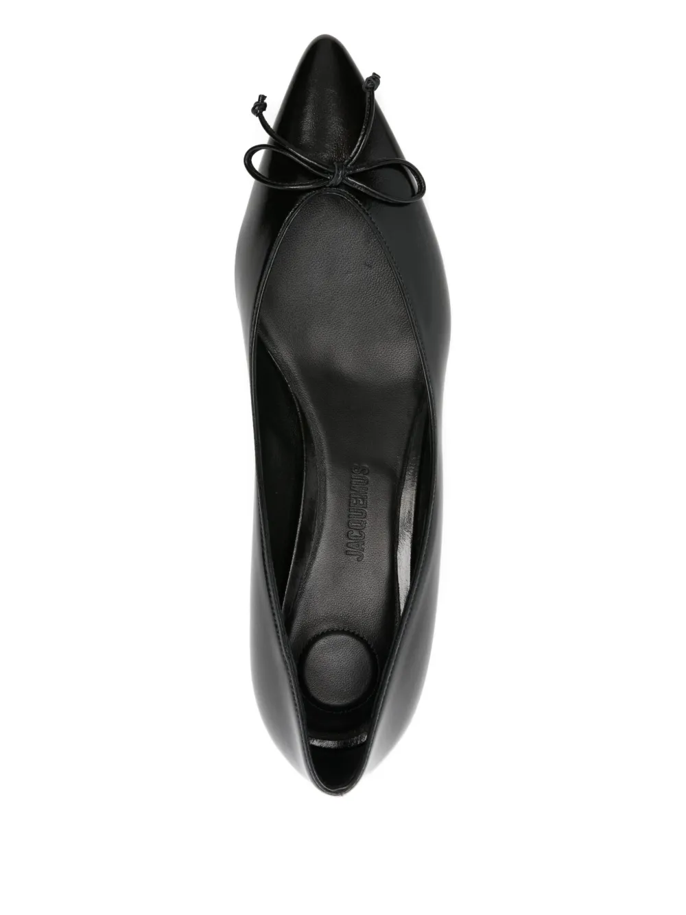 Jacquemus Stylish Pointed Toe Kitten Heel Pumps In Animal Print