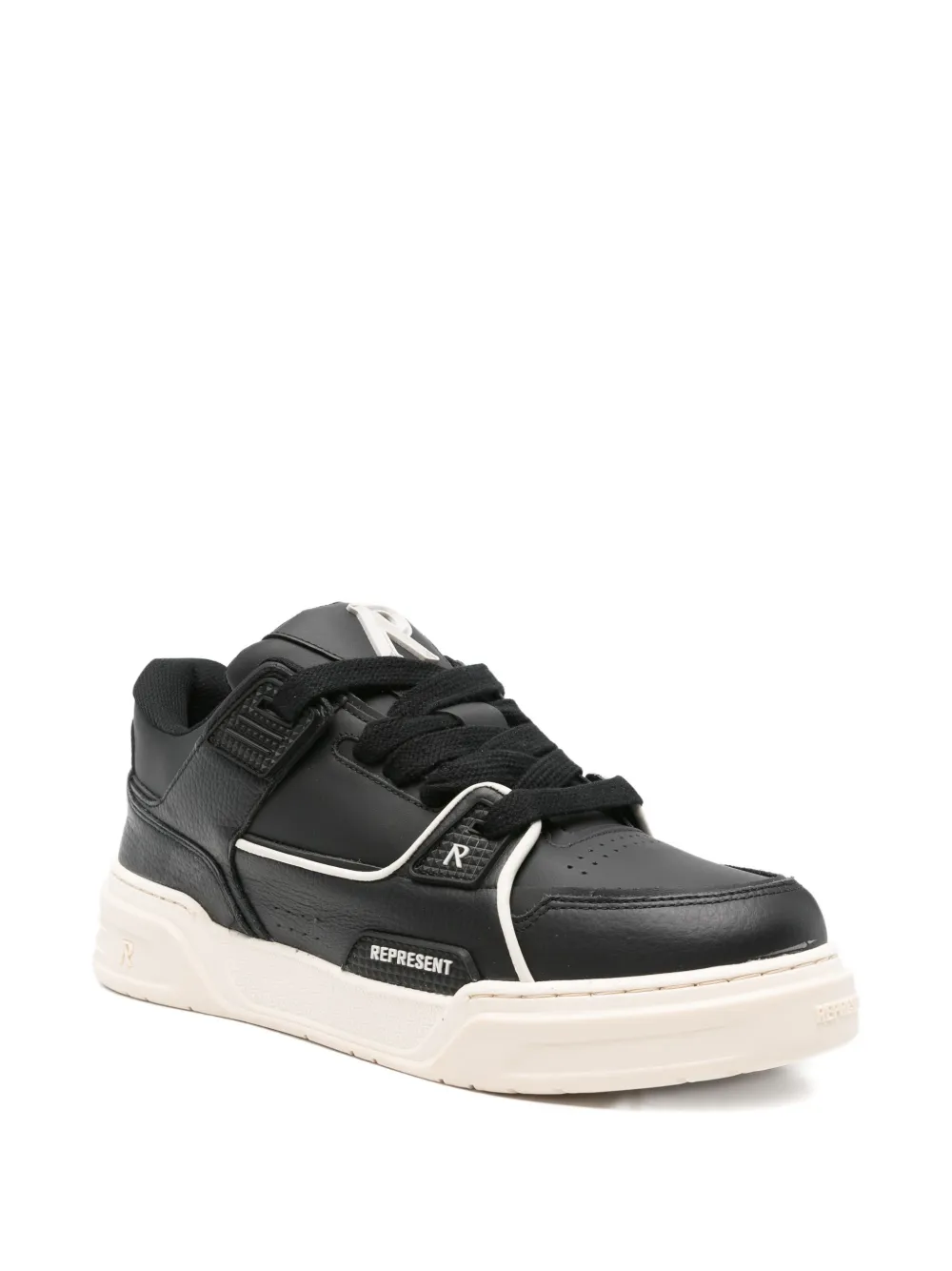 Represent leather panelled low-tops sneakers | Low-Tops | Image 2