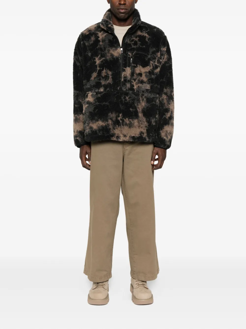 The North Face Tie-dye Fleece Sweatshirt In Multi