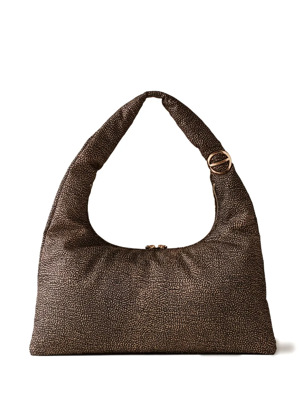 Borbonese large Twinnie tote bag - Bruin