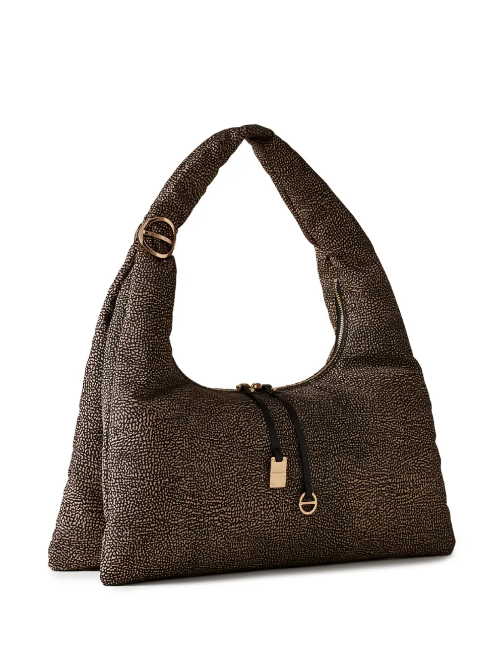 Borbonese Twinnie grote shopper Bruin