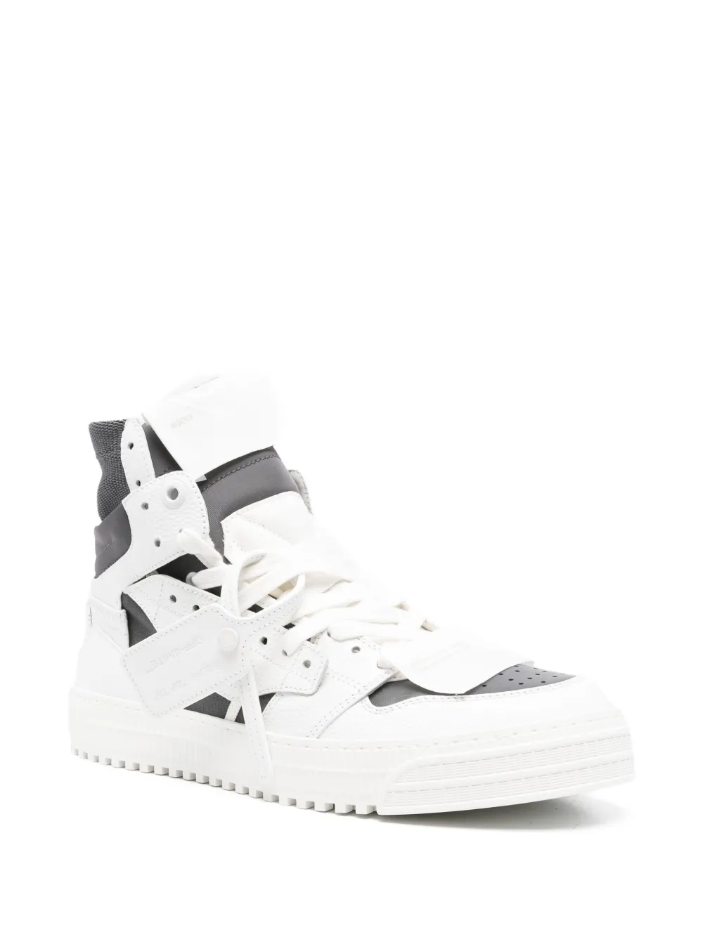 Off-White high-top leather sneakers | Hi-Tops | Image 2