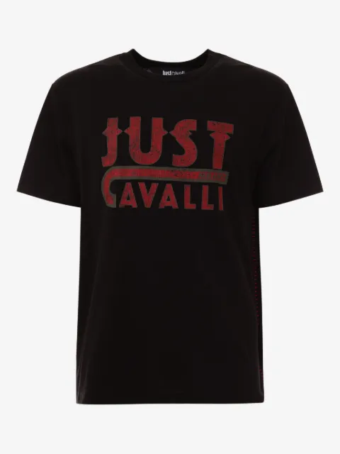 Just Cavalli logo-print short-sleeve T-shirt