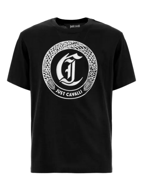Just Cavalli playera con logo estampado