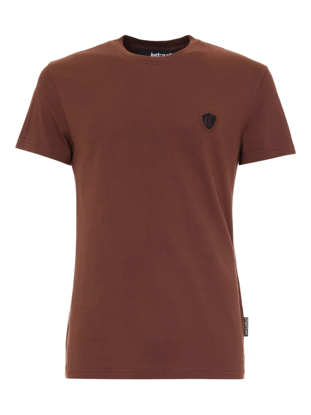 Just Cavalli logo-patch T-shirt | Brown | Image 1