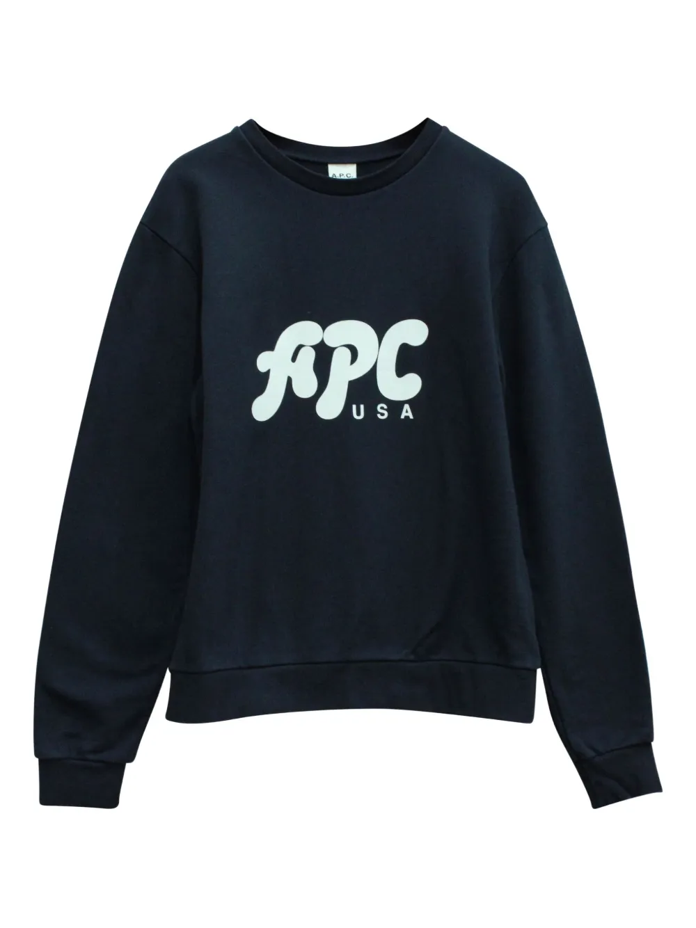 A.P.C. USA-print cotton sweatshirt | Blue | Image 1