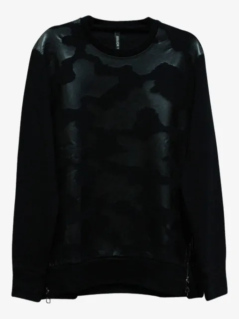 Neil Barrett camouflage-pattern patch sweatshirt