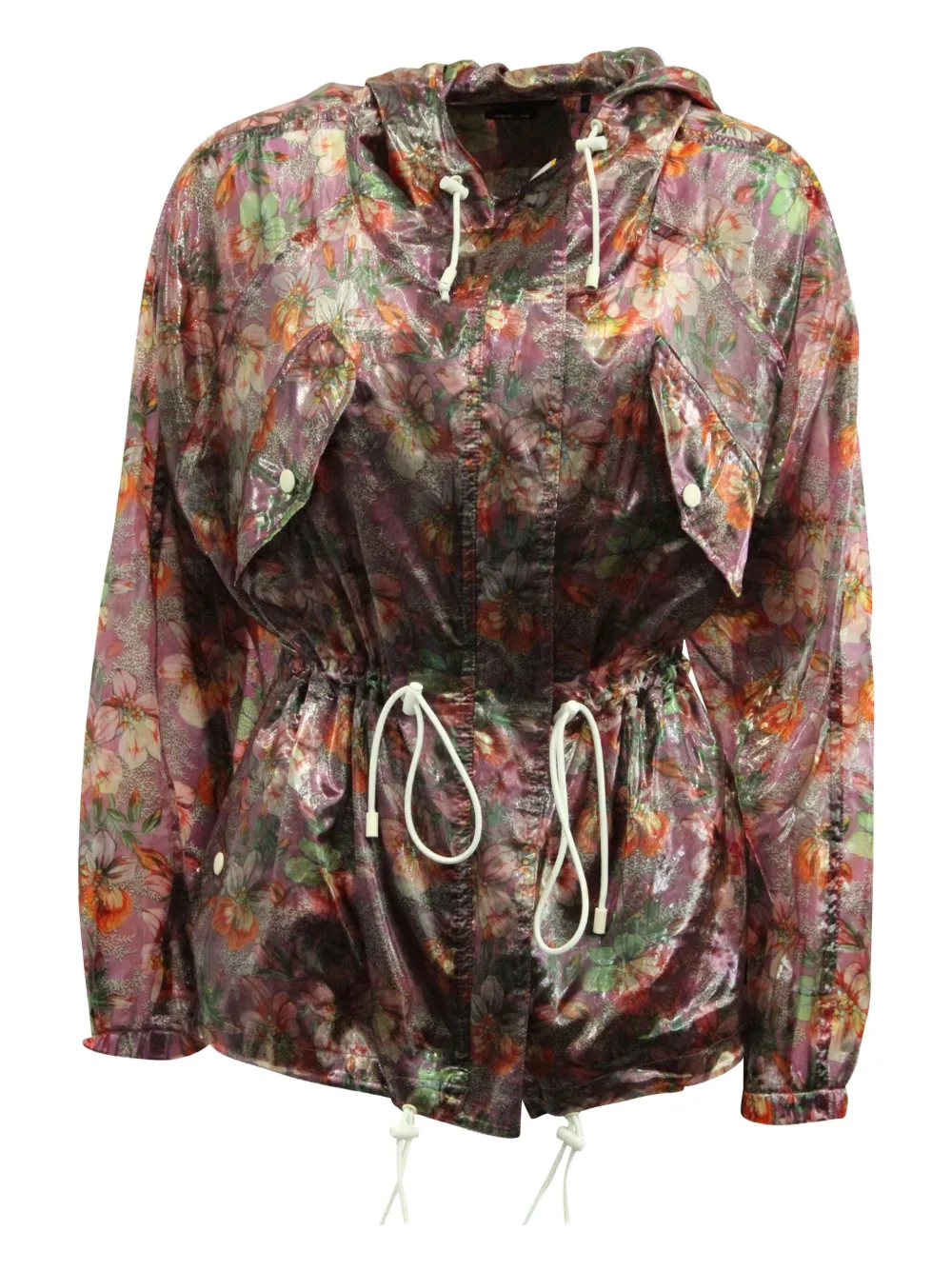 Isabel Marant Vintage Olaz floral-print drawstring jacket | Pink | Image 1