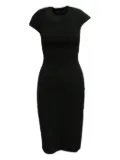 Proenza Schouler layered knit midi dress - Black