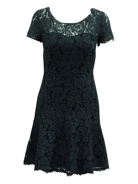 DVF Diane von Furstenberg lace short-sleeve mini dress