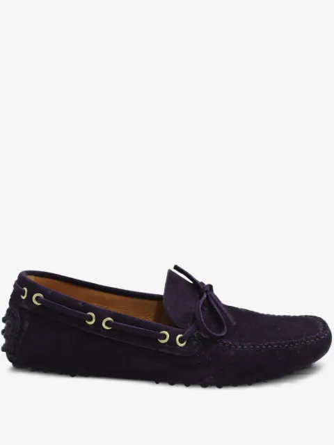 Tod's Vintage Gommino pebbled-sole boat shoes