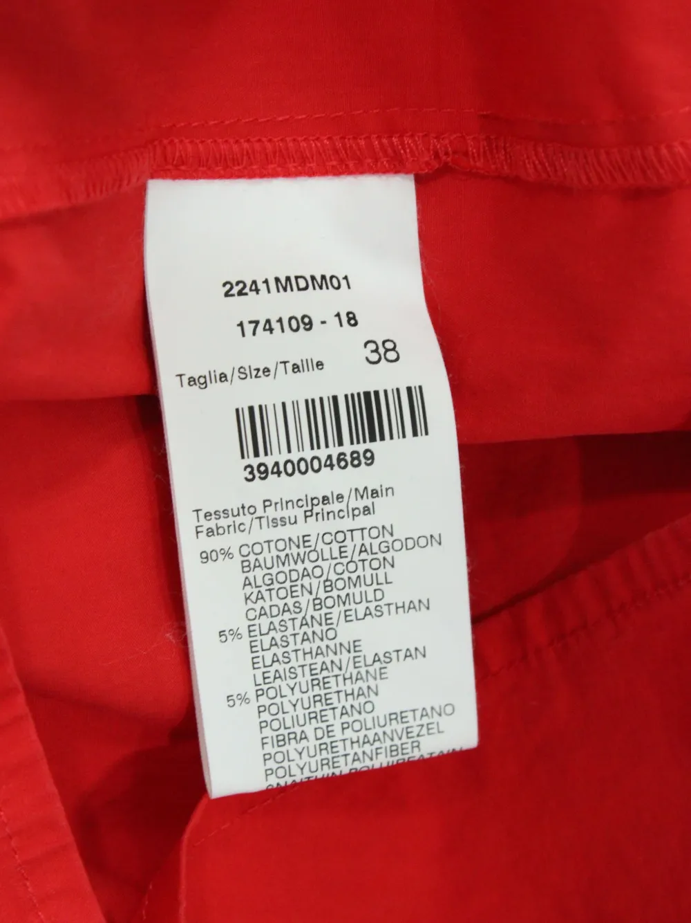 Pre-owned Msgm Frilled Short-sleeve Top