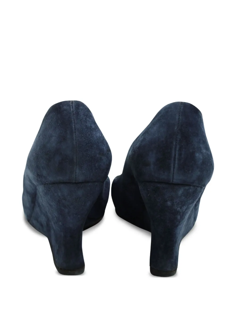 Bottega Veneta Pre-Owned suede wedge shoes | Blue | Image 1