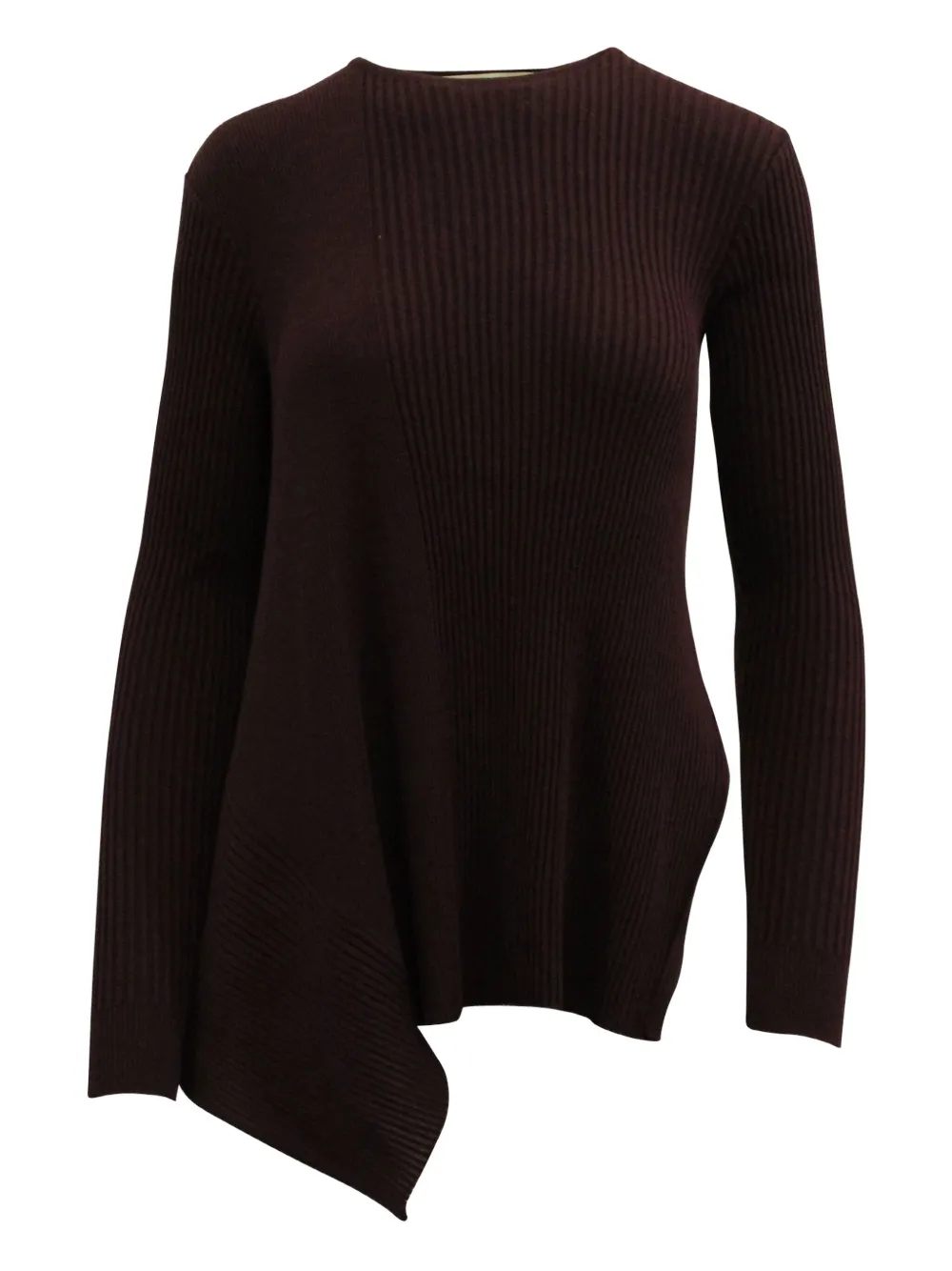 Stella McCartney Pre-Owned ribbed asymmetrical sweater | Red | Image 1