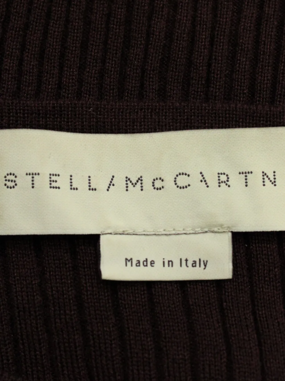 Pre-owned Stella Mccartney Ribbed Asymmetrical Sweater In Red