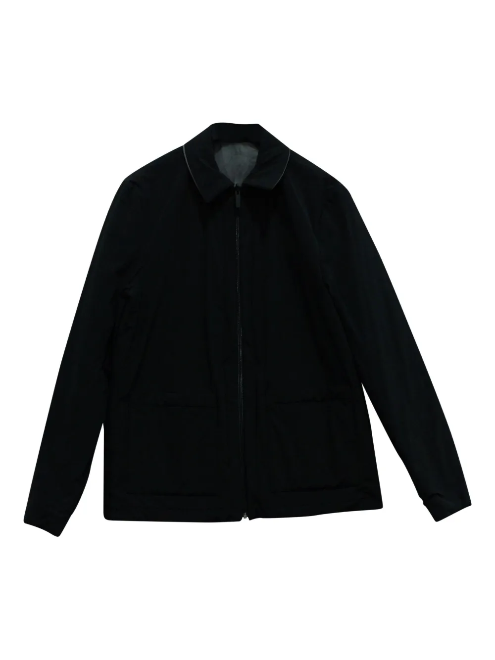 Theory reversible zip-up jacket | Black | Image 1