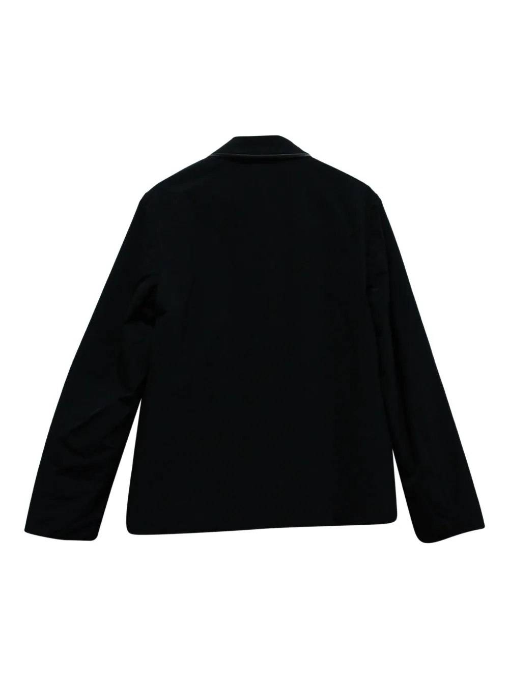 Pre-owned Theory Reversible Zip-up Jacket In Black