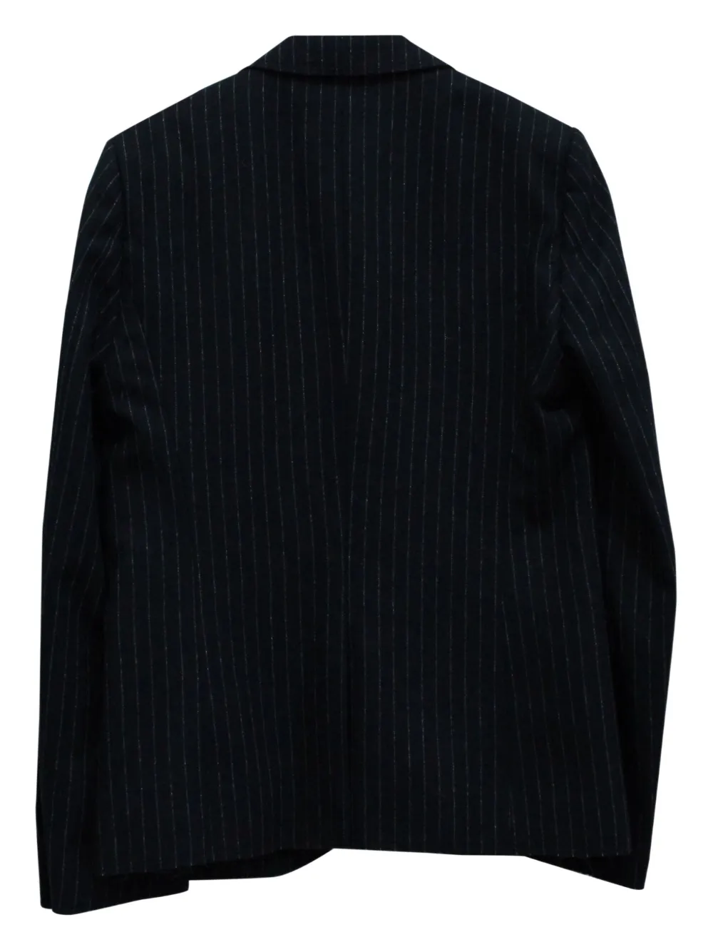 Pre-owned Alexander Mcqueen Virgin Wool Single-breasted Blazer In Blue
