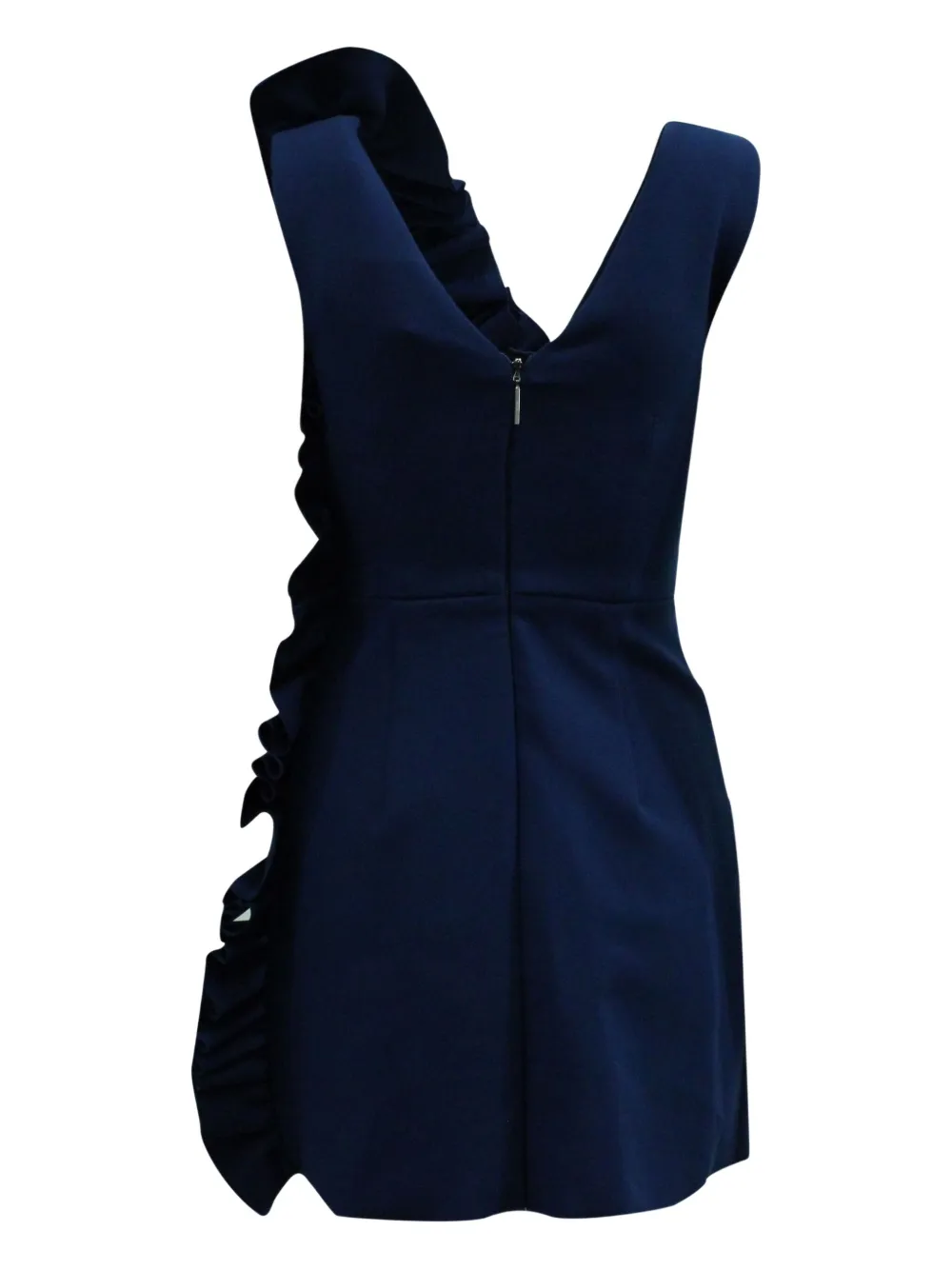 MSGM asymmetrical ruffled mini dress | Blue | Image 1