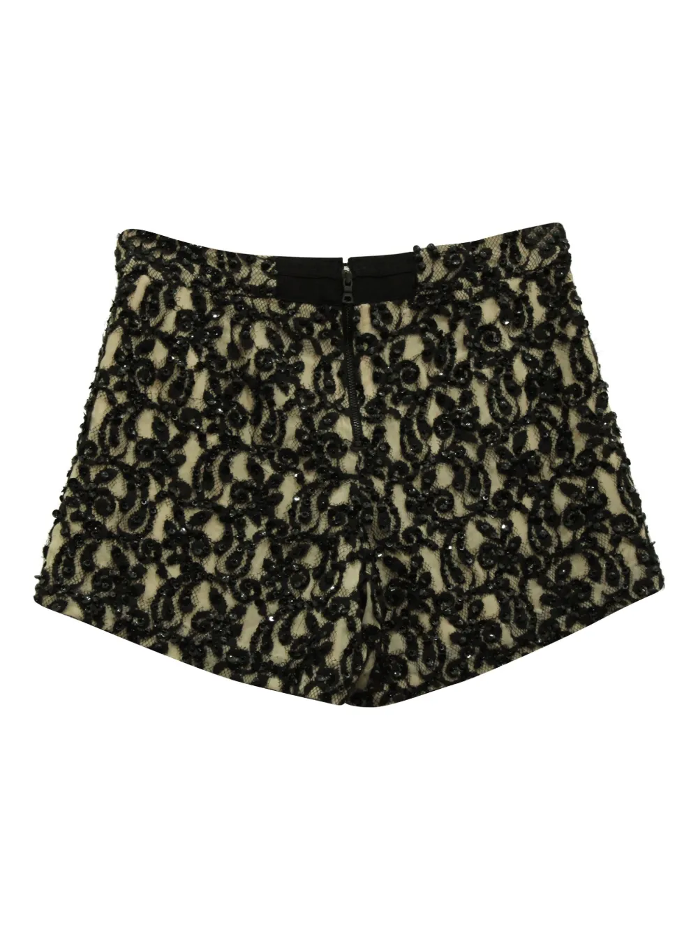 Alice + olivia guipure-lace shorts - Beige
