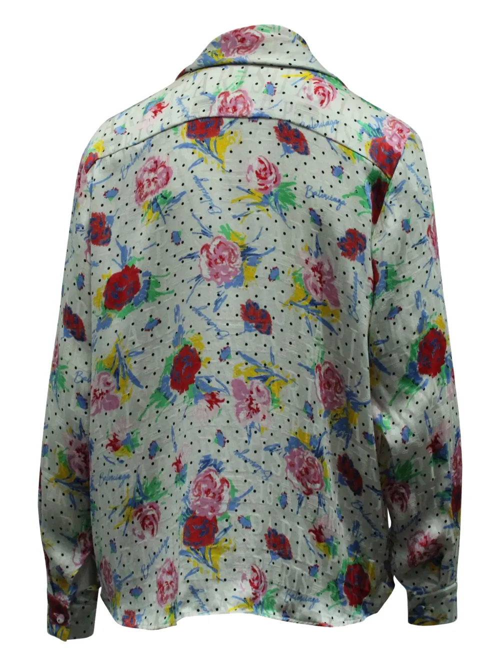 Balenciaga Pre-Owned floral-print silk shirt | Image 2