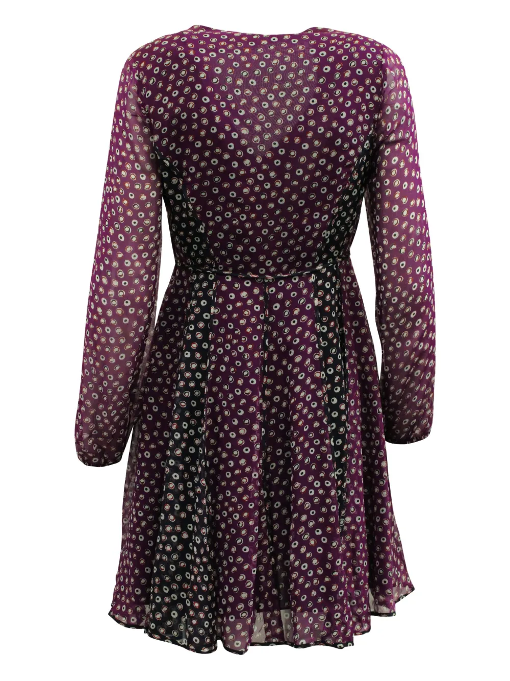 DVF Diane von Furstenberg Ivetta circle-print mini dress - Paars
