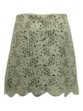 SANDRO floral-lace mini skirt - Neutrals
