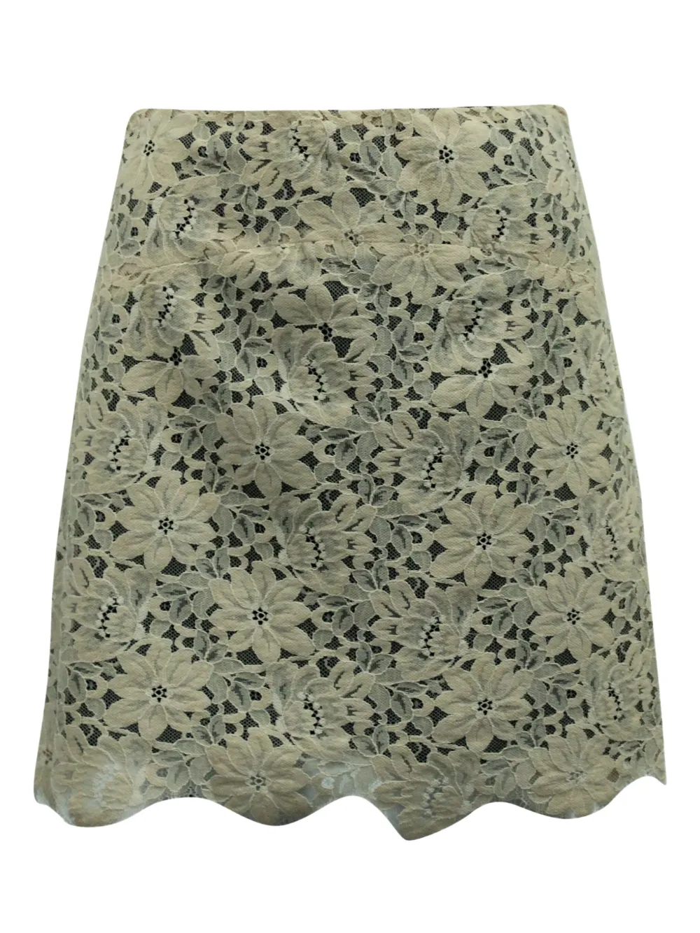 SANDRO floral-lace mini skirt | Neutrals | Image 1