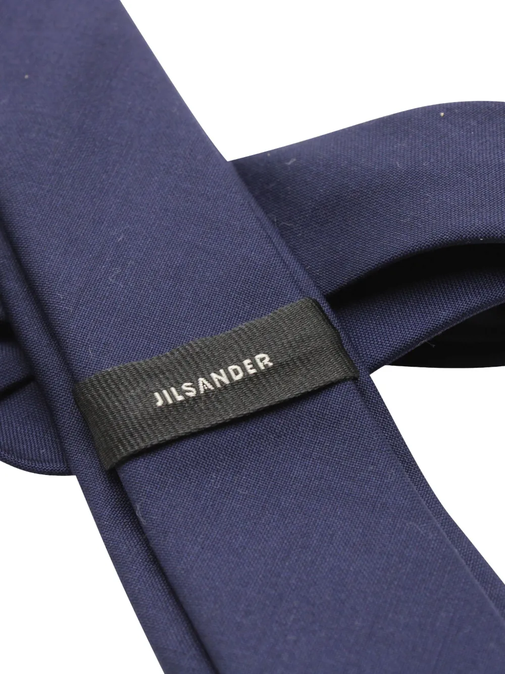 Pre-owned Jil Sander Pointed-tip Wool Tie In Blue