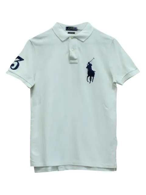 Polo Ralph Lauren Vintage قميص بولو مطرز بشعار الماركة
