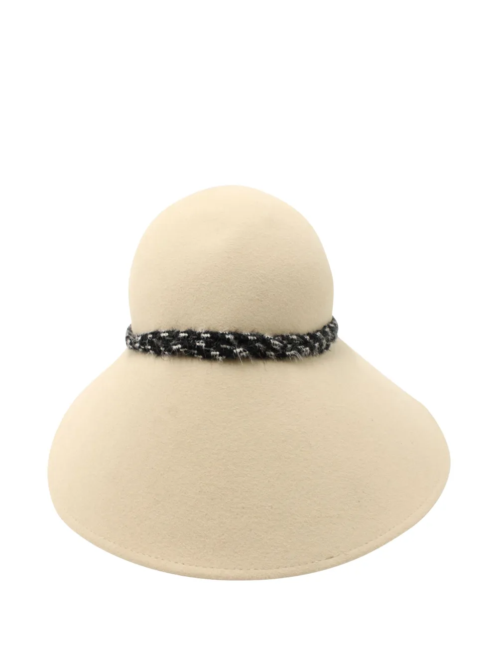 Pre-owned Maison Michel Wide-brim Wool Hat In Neutral
