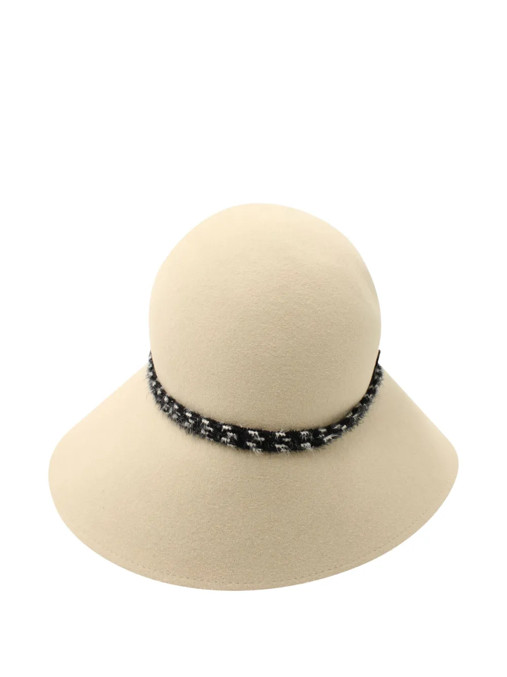 Pre-owned Maison Michel Wide-brim Wool Hat In Neutral