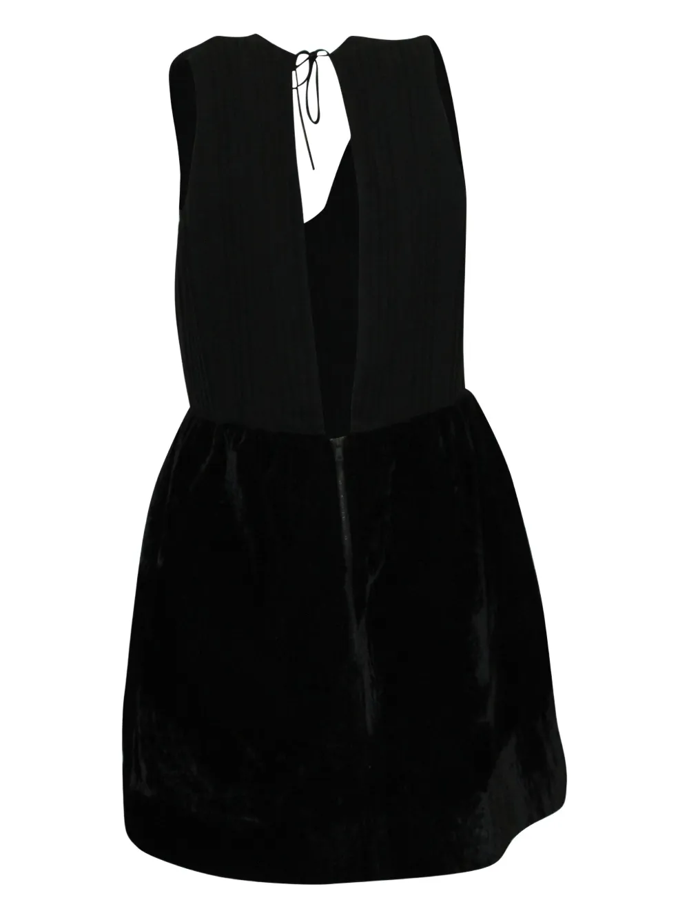 Alice + olivia pouf-skirt mini dress - Zwart