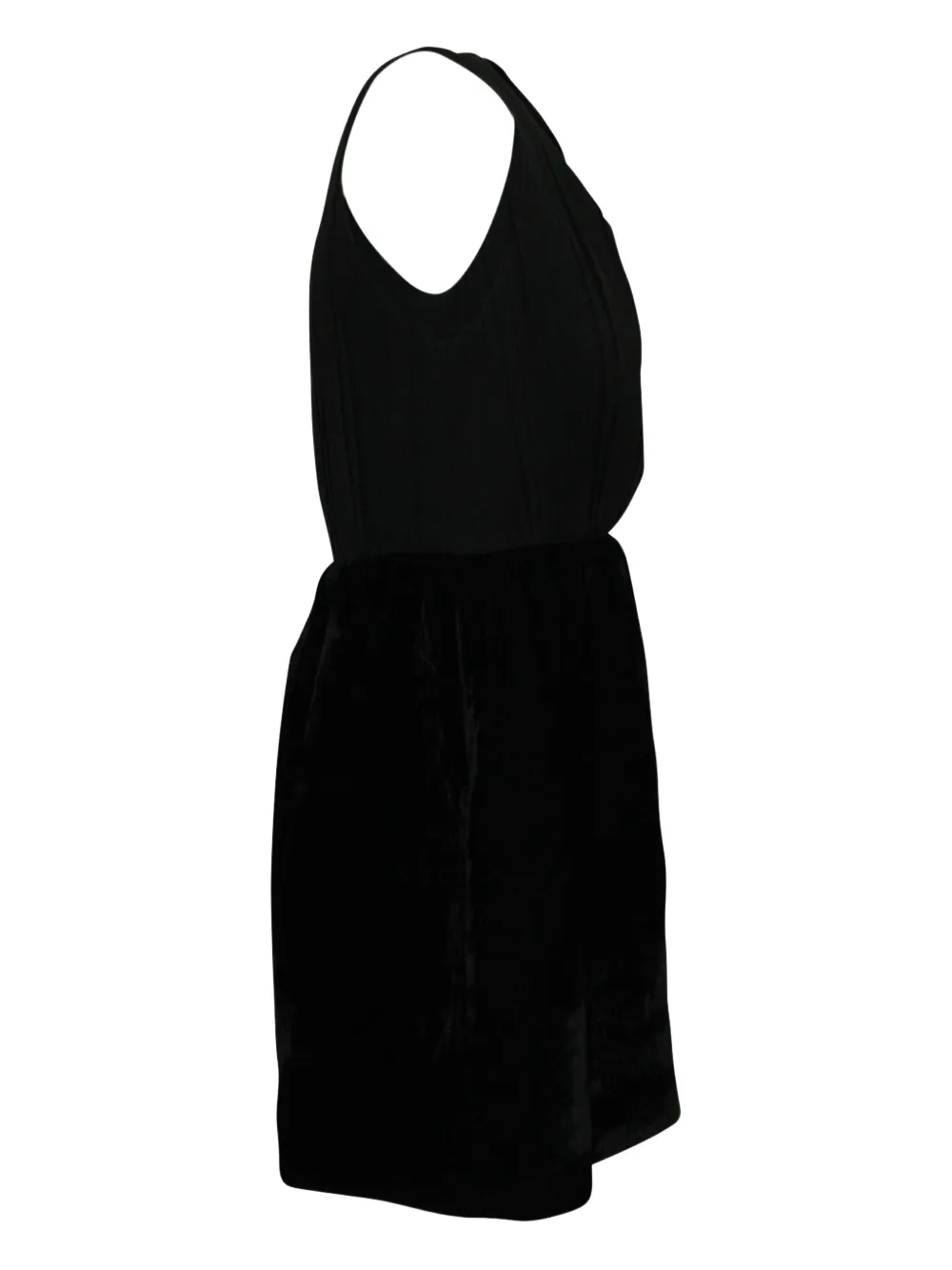 Pre-owned Alice And Olivia Pouf-skirt Mini Dress In Black