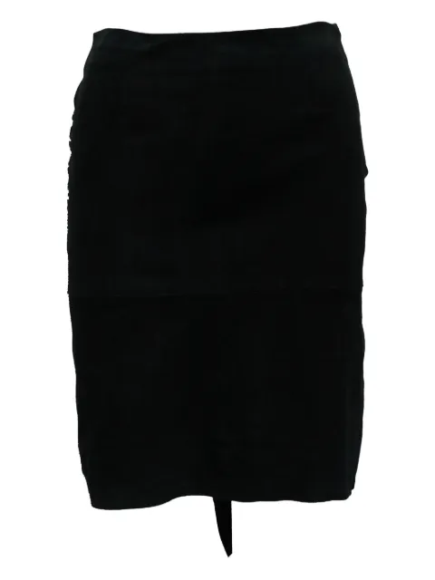 Ba&Sh asymmetrical twist-gather skirt