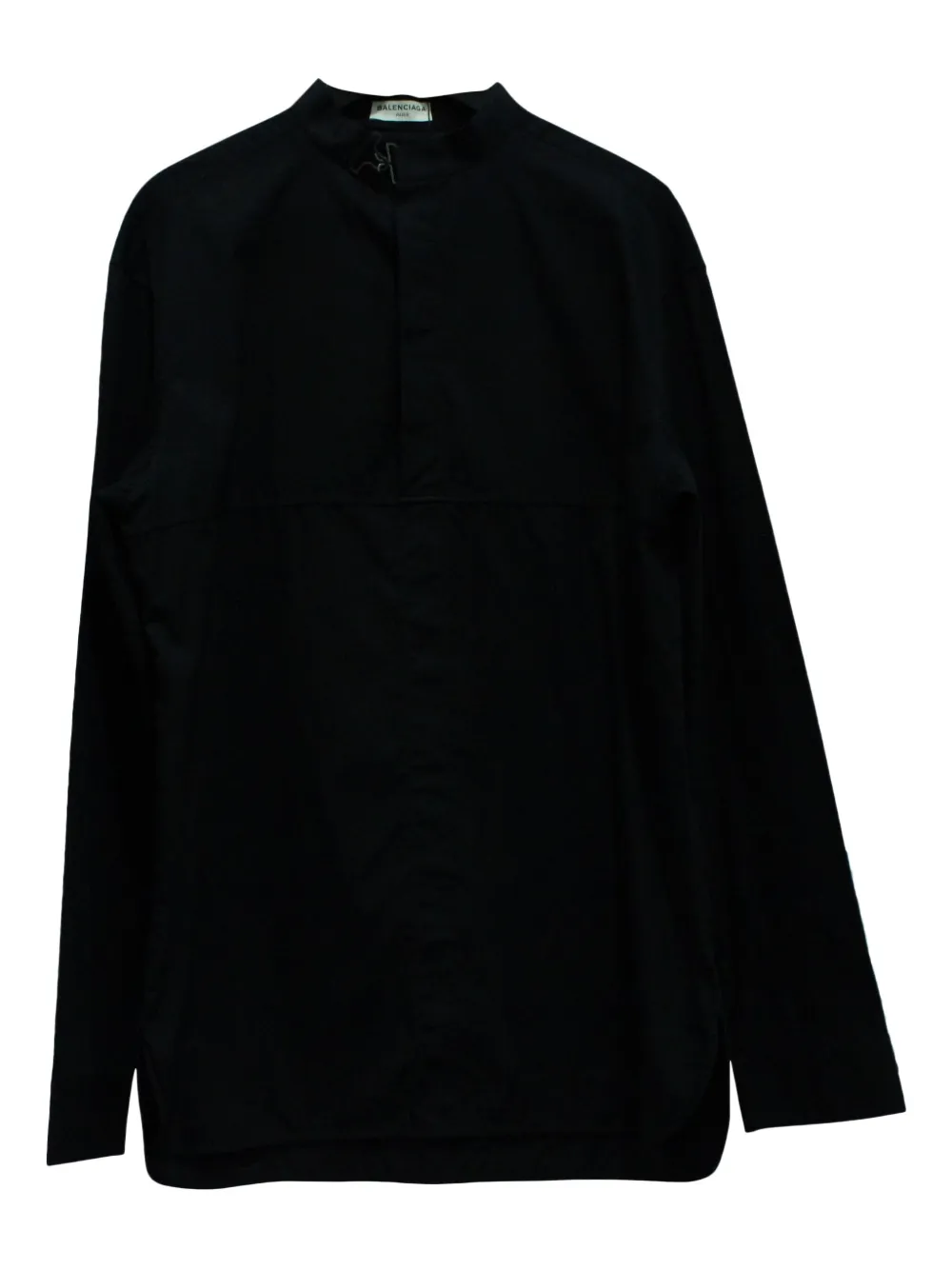 Balenciaga Pre-Owned mandarin-collar button shirt | Black | Image 1