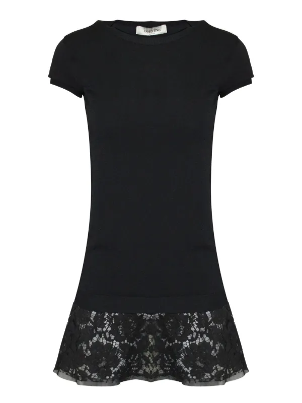 black tshirt mini dress Sangria and Sandals T-Shirt Mini Dress in Black
