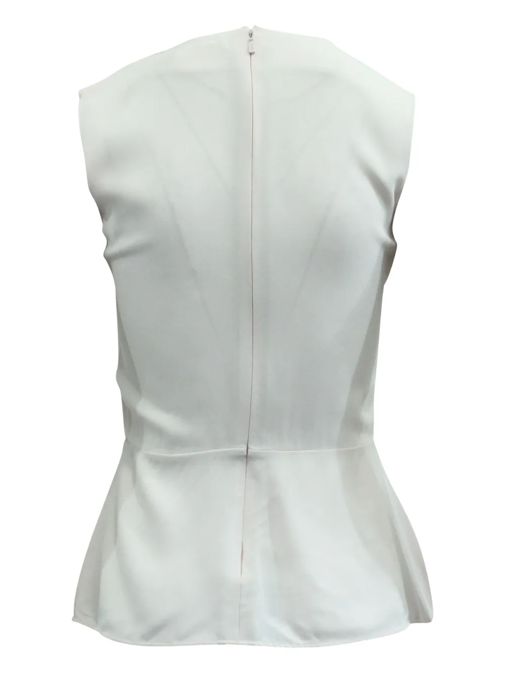 Chloé Vintage blusa con peplum y cuello en V | Image 2