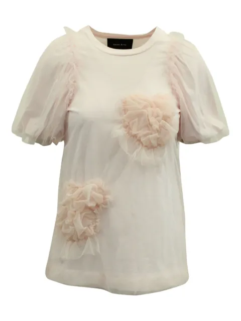Simone Rocha tulle puff-sleeve T-shirt