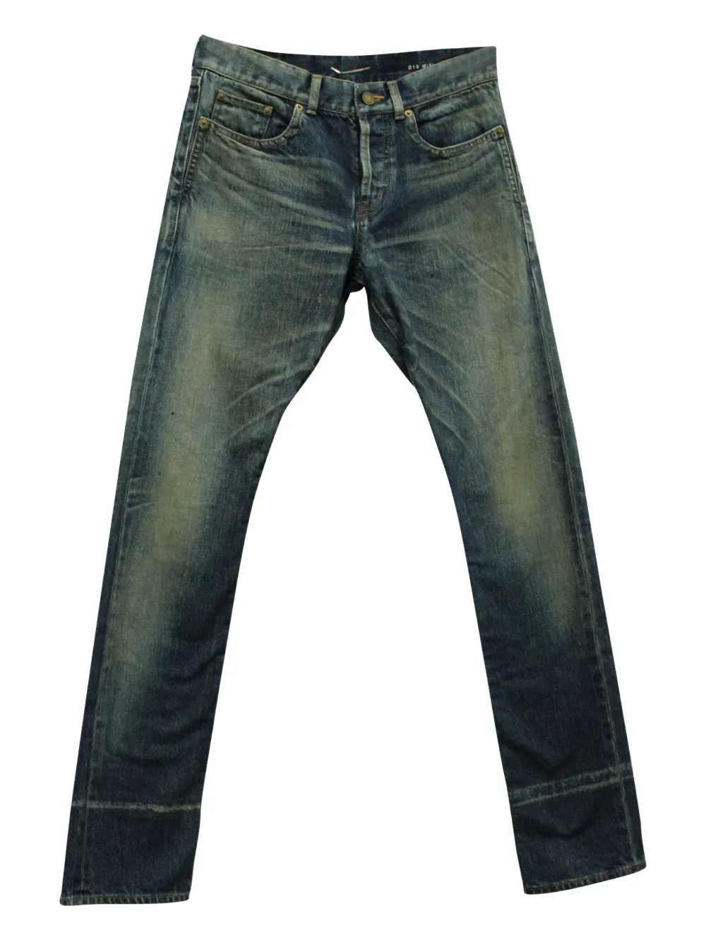 Saint Laurent Pre-Owned جينز بلمسات نهائية ممزقة | أزرق | Image 1