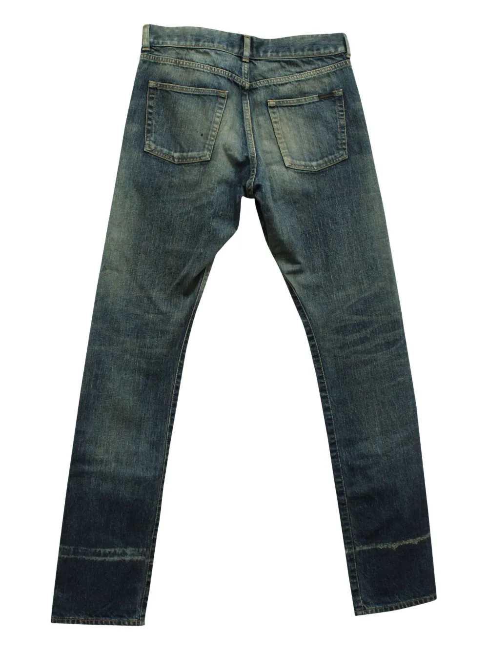 Saint Laurent Pre-Owned جينز بلمسات نهائية ممزقة | Image 2