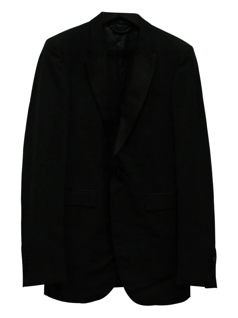 Pre-owned Burberry Single-breasted Wool Blazer In Black
