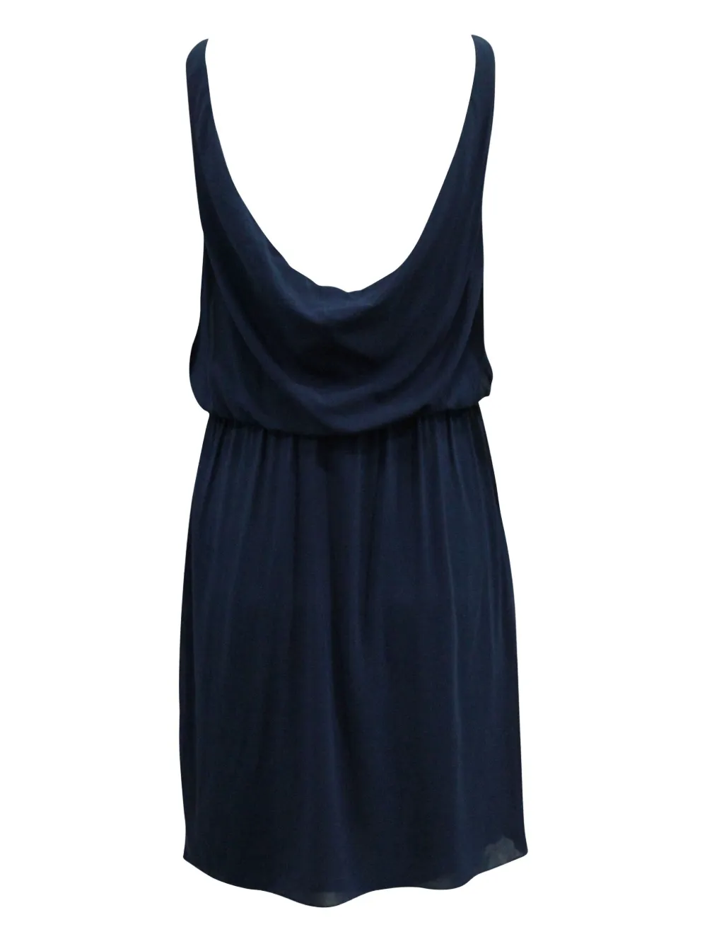 Alice + olivia gathered-waist mini dress - Blauw