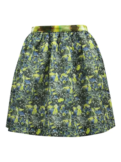 MSGM floral-print circle skirt