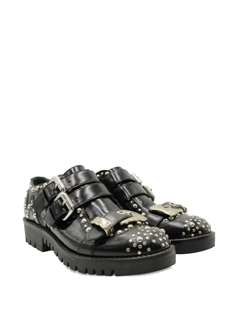 Alexander McQueen Pre-Owned Ellis brogues - Zwart