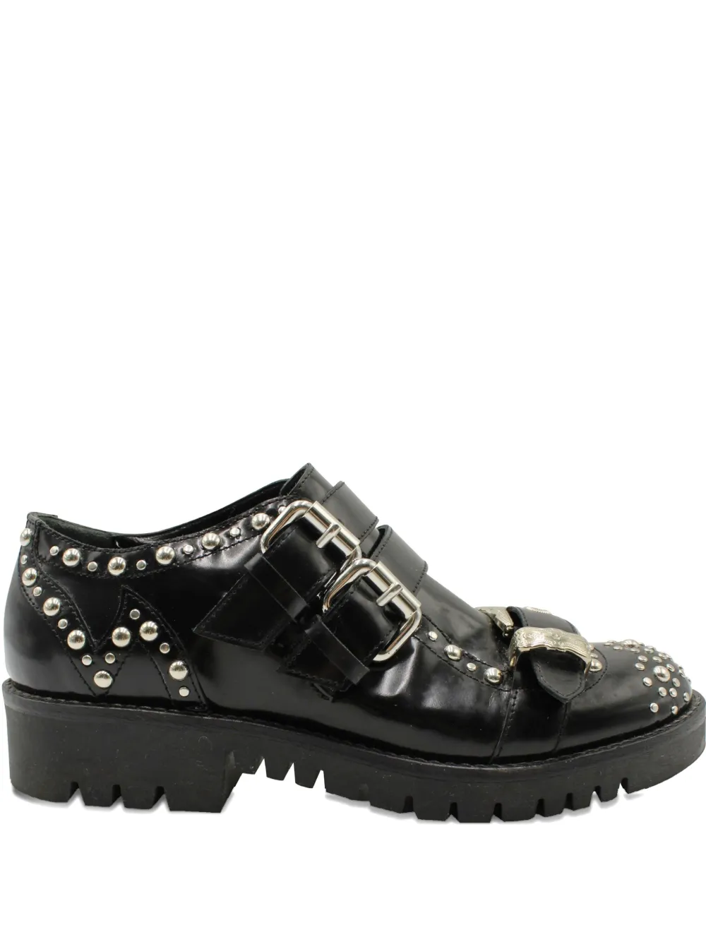 Pre-owned Alexander Mcqueen Ellis Brogues In Black