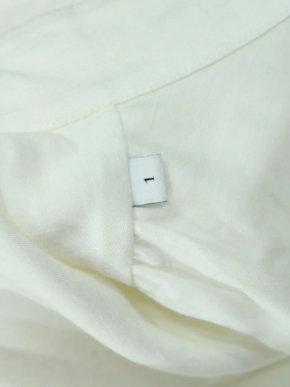 Pre-owned Sandro Lace-collar Puffed-sleeve Shirt In White