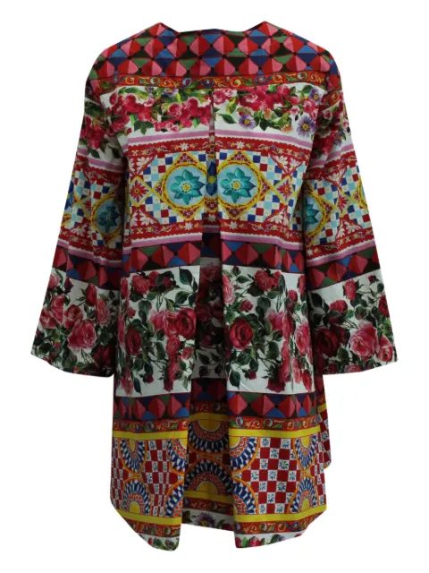 Dolce & Gabbana Pre-Owned printed box-pleat dress