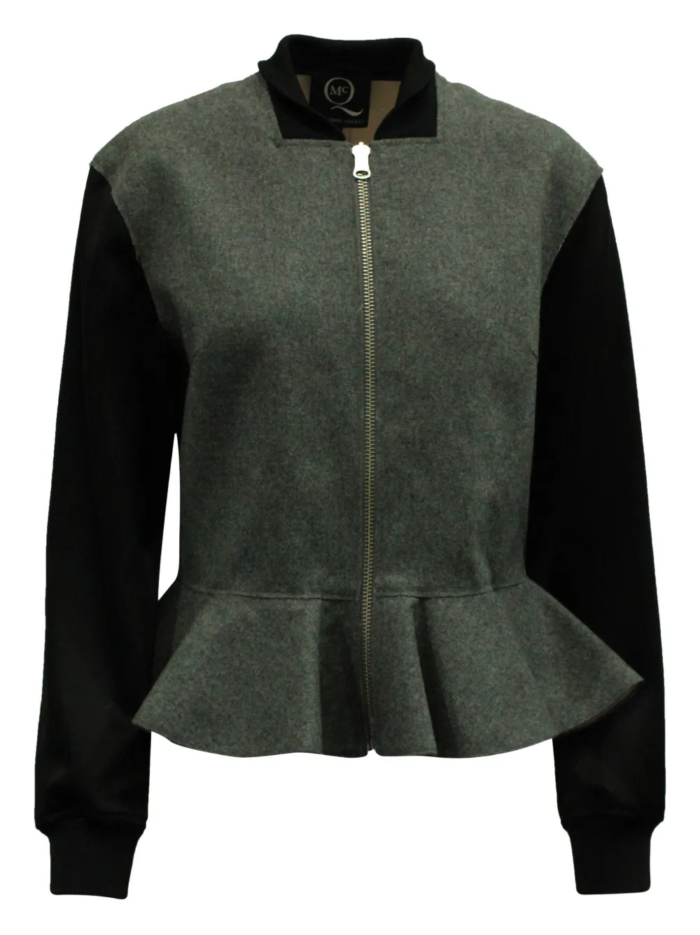 Alexander McQueen Pre-Owned zip-up bomber jacket | Green | Image 1